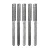 5Pcs 4/4.8/5.5mm Durable Wear-Resistant Exquisite Craftsmanship Burr Grinding Stone Files Emery Abrasive Chainsaw Burr Sharpeners Stones for Metal