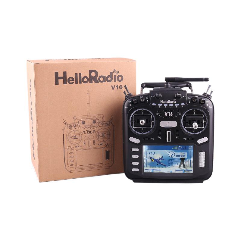 HelloRadio V16 MAX: Open Source Multi-Protocol Remote Control with Metal Joystick and High-Frequency EdgeTX for Drones