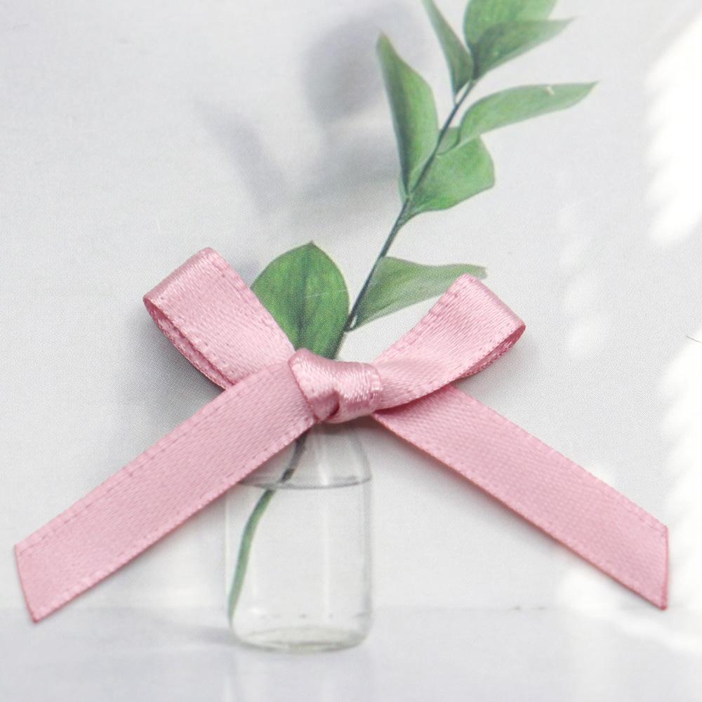 0,6 cm polyesterová stuha, ručně vázaná malá mašle, DIY oděvní doplňky, barevná popruhová mašle