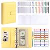 Macaron A6 PU Leather Binder & Cash Budget Notebook