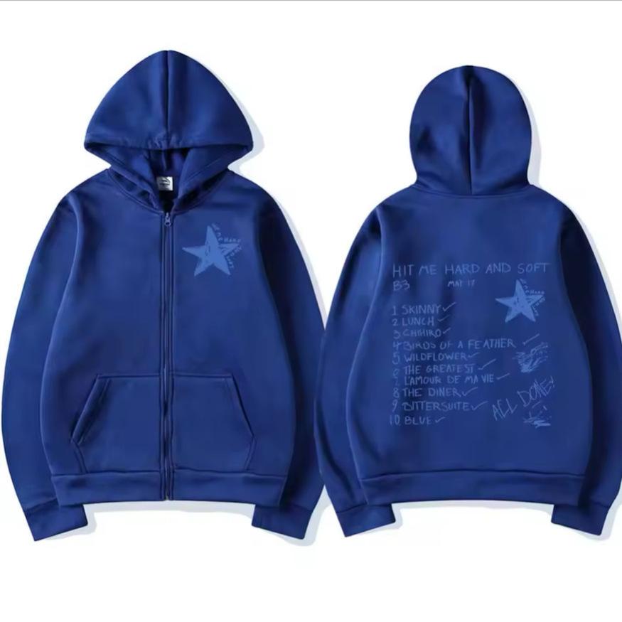 Spersonalizowana Bluza z Kapturem i Zamkiem Harajuku 2025 - Codzienny Trend Mody