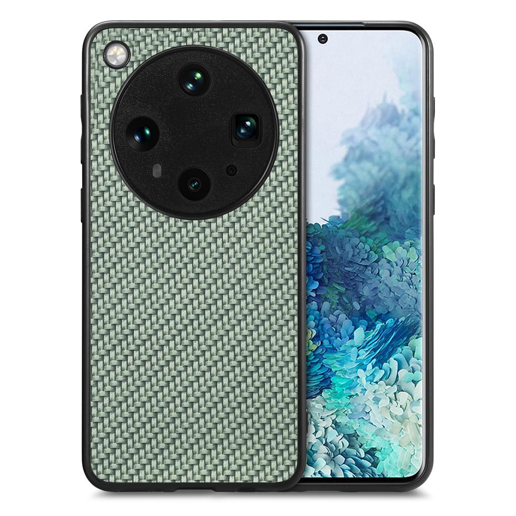 For Oppo Find X8 Ultra 5G Case Carbon Fiber Texture PU+PC+TPU Phone Back Cover
