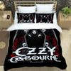 Set Biancheria da Letto Stampati Ozzy Osbourne squisito set di biancheria da letto copripiumino set piumone set biancheria da letto lusso regalo di compleanno