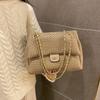 Luxury Women's Large Capacity Woven Chain Crossbody and Shoulder Bag 2026