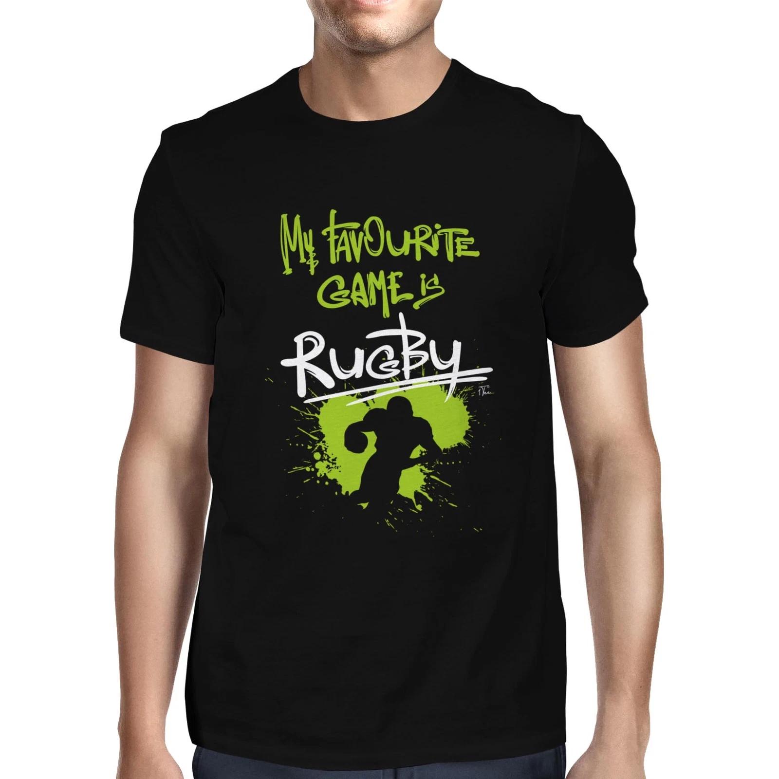 1Tee Mens My Favourite Game Is Rugby T-Shirt XXL