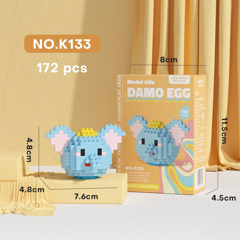 Stitch Building Blocks Anime Kawaii Cartoon mini Action Children's Figures Blocks Bricks Assemble DIY Toys Gift for Kids
