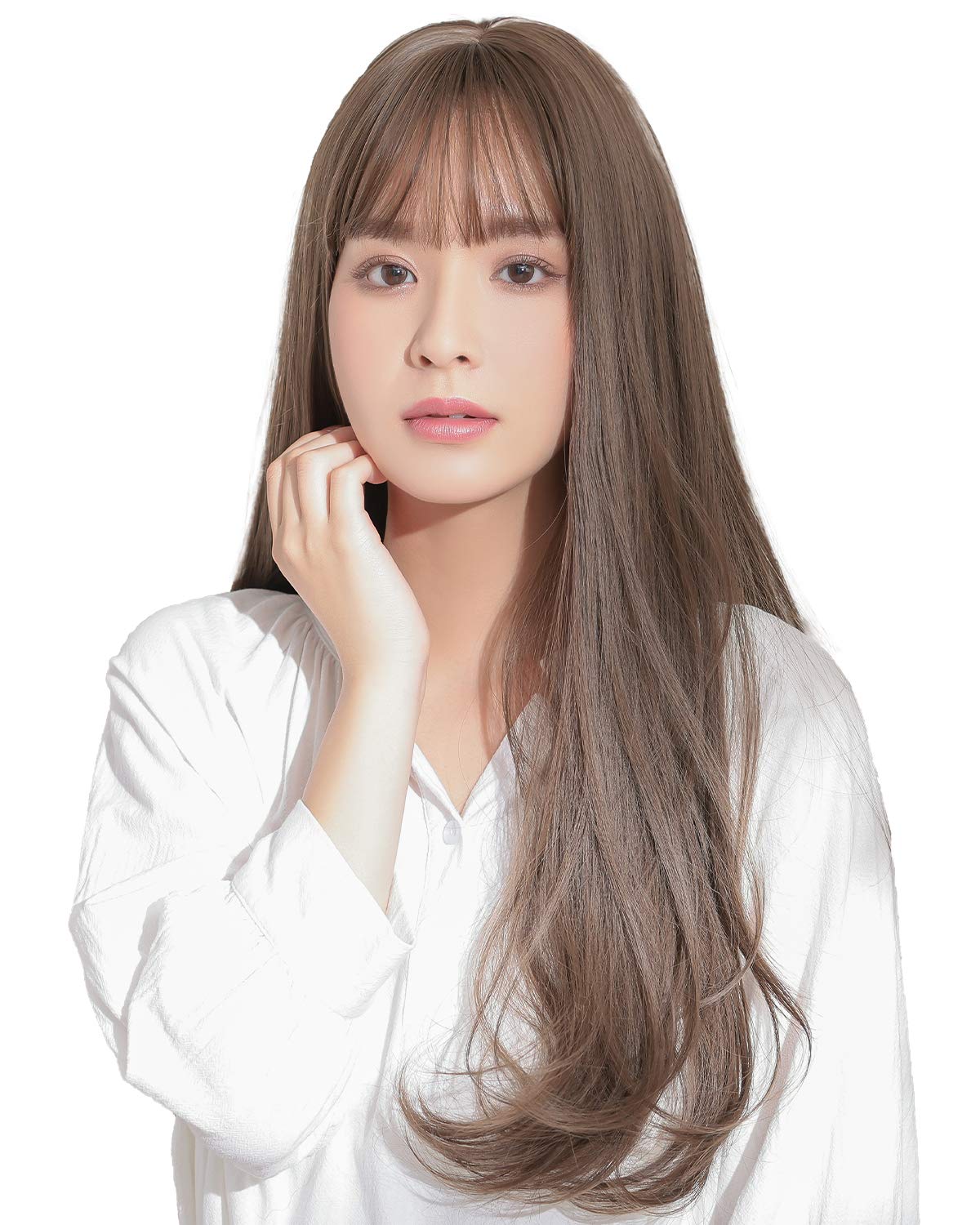 

AQUADOLL Длинный парик с легкими локонами, черный, блонд и розовый градиент, один размер подходит всем (GBxMT, Золотисто-бежевый x Молочный чай) (wg318GBxMT)