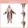 Authentisches Halloween Saint John Cosplay Kostüm für Herren aus elegantem Polyesterstoff