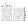 Exquisite Mesh Sequins Floral Embroidery Pocket Cloth Sticker Lace Applique Skirt Dress Jeans Diy Accessories