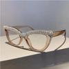 Gafas de Lectura de Moda con Incrustaciones de Diamantes Gafas de Lectura Vintage de Lujo Ojo de Gato Gafas de Protección para Ordenador