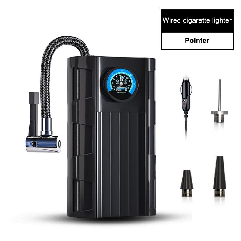 Portable Tire Inflator Air Pump Compact Rechargeable Air Compressors For Ball Motorcycle Fast Inflation Electric Air Pump