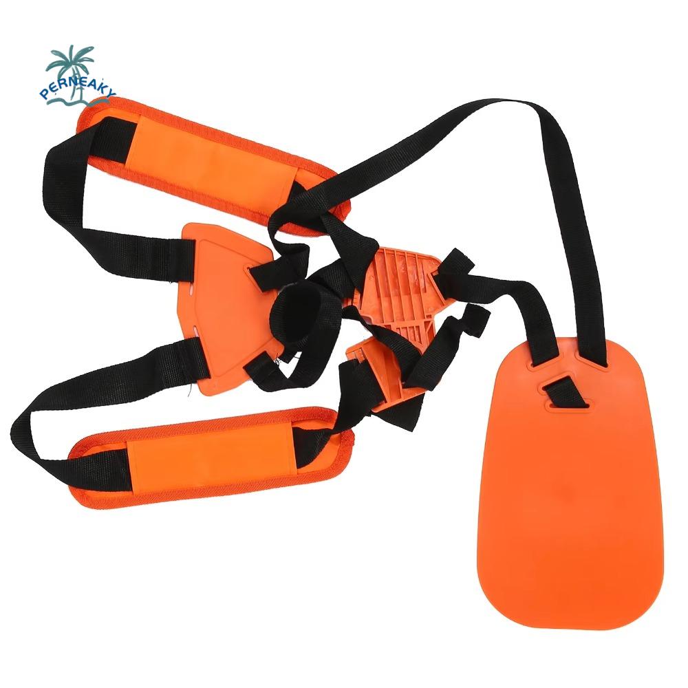 Double Shoulder Strimmer Padded Belt Shoulder Strap Safety Enhanced Upgrade Trimmer Shoulder Strap Nylon Belt Adjustable Length