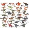 High Quality Pvc Dinosaur Figurine Set With Detailed Designs Of T-rex Triceratops Raptor And Pterodactyl For Display And Play