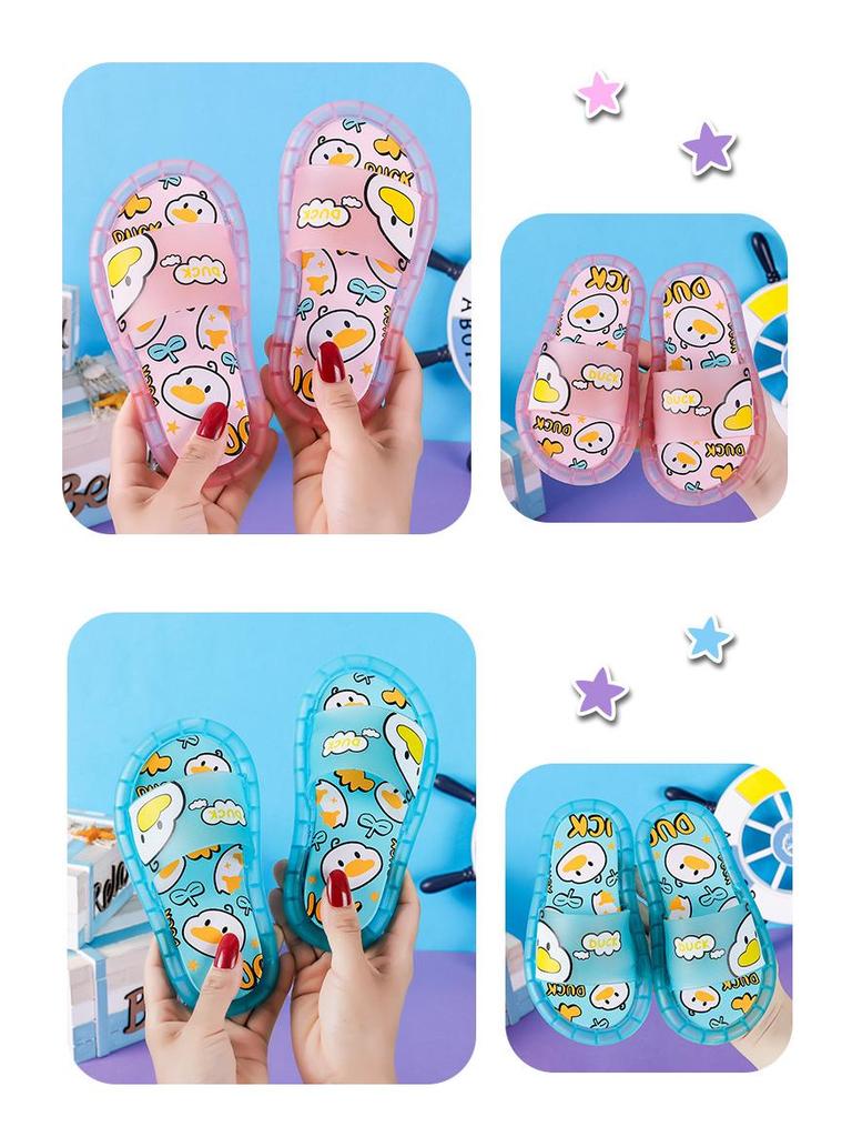 Pangpanglong Kids' Luminous Slippers - Cute, Anti-Slip for Indoor/Outdoor Use