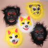 Simulering 3D Eva Djurmask Valp Leopard Schimpansmask Semesterfest Maskerad Cosplaymasker Kostymrekvisita Festtillbehör