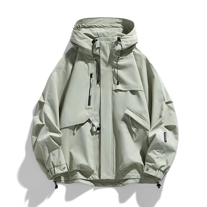 Unisex Waterproof Hooded Windbreaker Jacket Lightweight