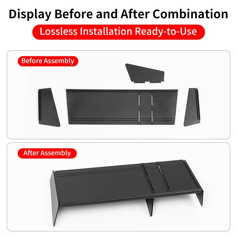 For Toyota Land Cruiser Prado LC150 150 2010-2023 Glove Compartment Divider nti-Skid Storage Box Insert Interior Accessories