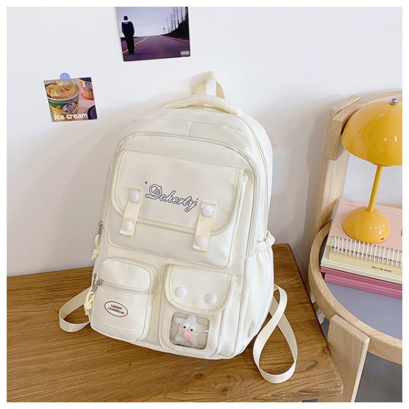 The New Schoolbag Is High-value, Fresh and Sweet, Candy-colored Backpack, Lightweight and Large-capacity Backpack for Junior High School Students.