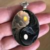 Exquisite Oval Pendant, Dreamy Peacock Accessories Necklace