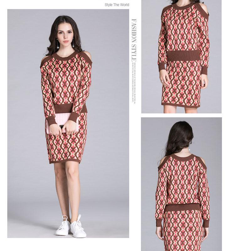 vintage sweater skirt set