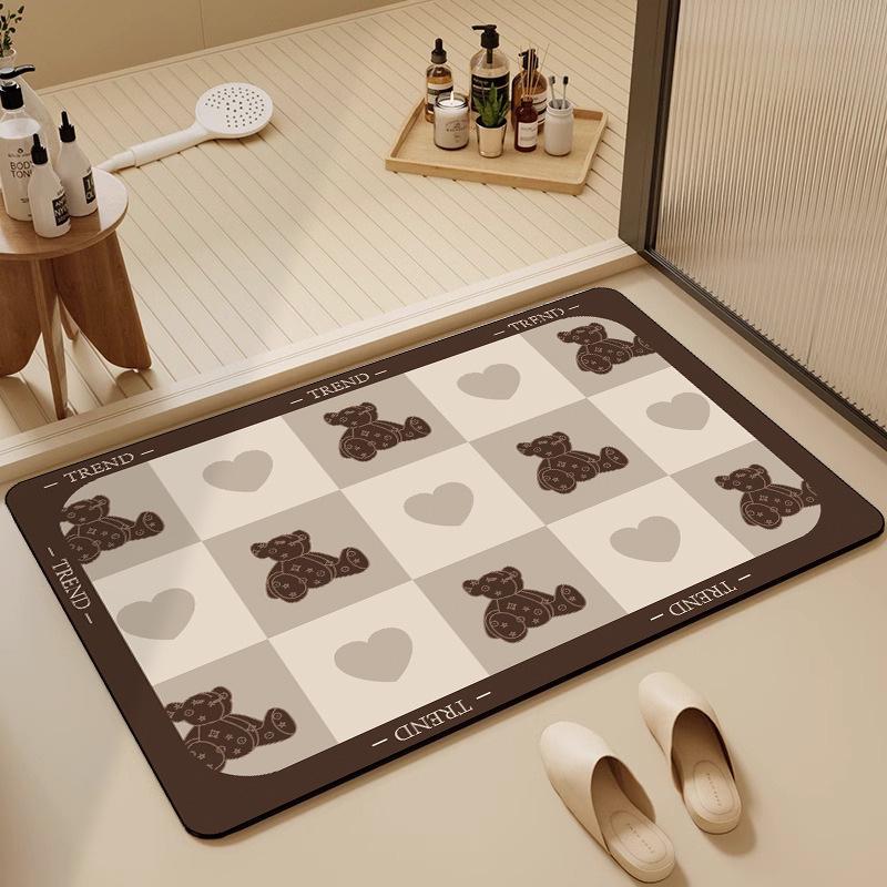 Diatomaceous Earth Quick-Dry Non-Slip Bathroom Floor Mat