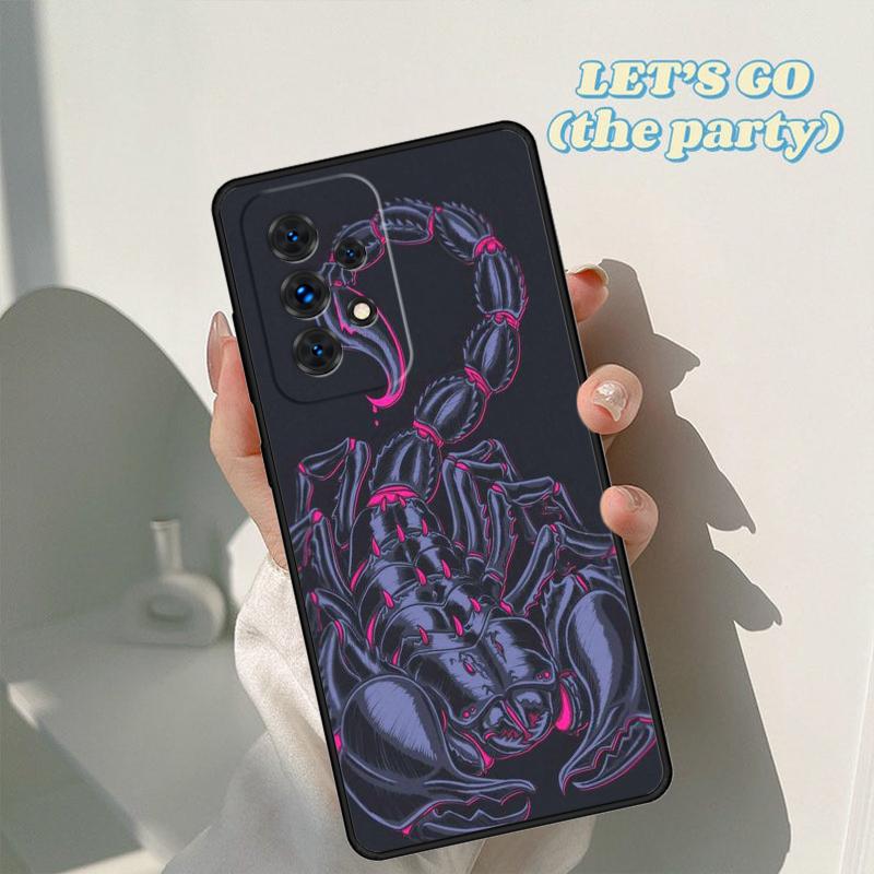 Scorpion phone case For Samsung Galaxy A42 A31 A40 A51 A71 A32 A80 A91 A52 A72 A73 A20e A21S A50 A70 A11 A12 Cover