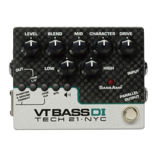 TECH21 SANSAMP Ampeg-style analog simulator DI box VT Bass DI