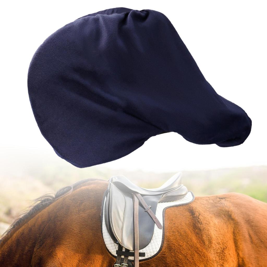 Protection Horse Saddle Cover Lightweight Fleece Sleeve Equestrian Dust Guard for Storage and Transit