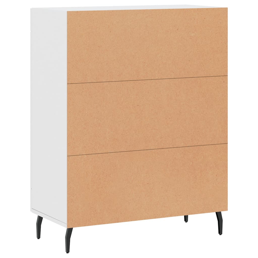 Vidaxl Cabinet, White, 69.5X34X90 Cm, Wood-Based Material