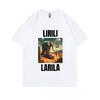 Lirili Larila Funny Cactus Elephant with Sandals Meme Tshirt Unisex Women Casual Cotton Vintage Tshirts Brain Rot Memes T Shirt