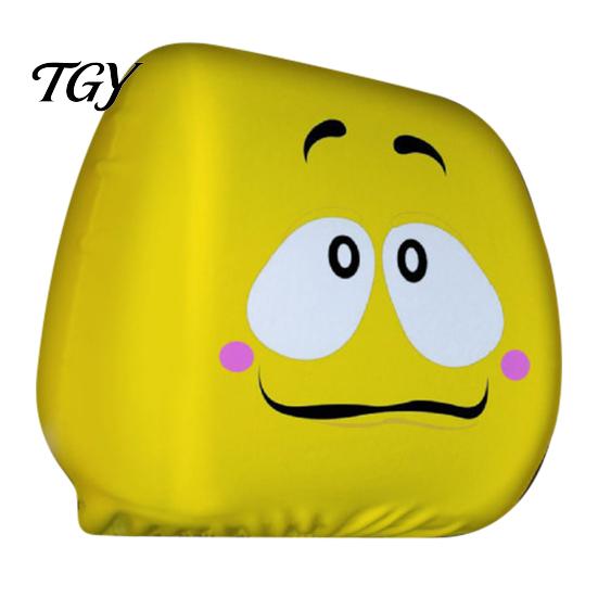 Unique Horror Graphic Accessories Car Headrest Cover, Funny Cartoon Print, Stretchy Seat Protector, Auto Interior Decoration for Cars SUVs Quick