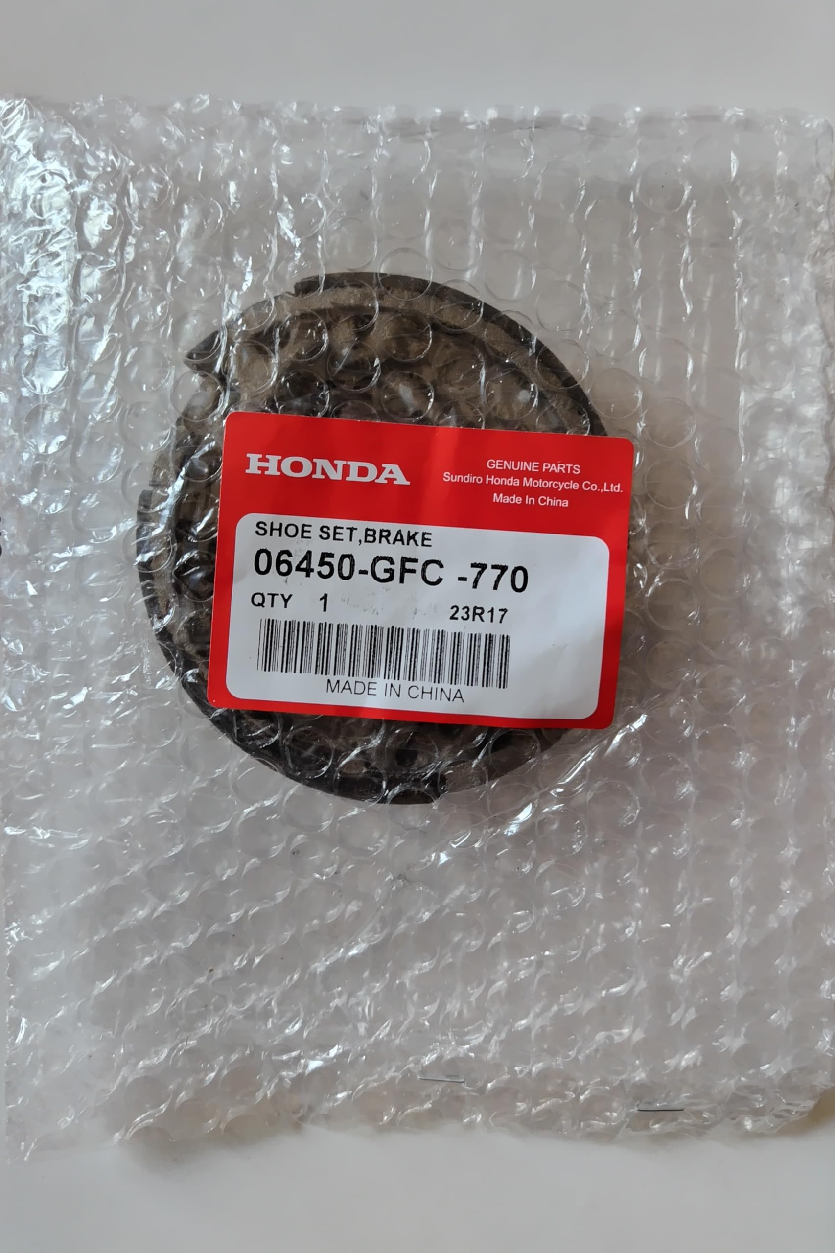 

Оригінальний комплект гальмівних колодок Honda 06450-GFC-770