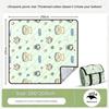 Picnic mat, moisture-proof mat, thickened, waterproof, portable, foldable outdoor spring outing tent camping mat