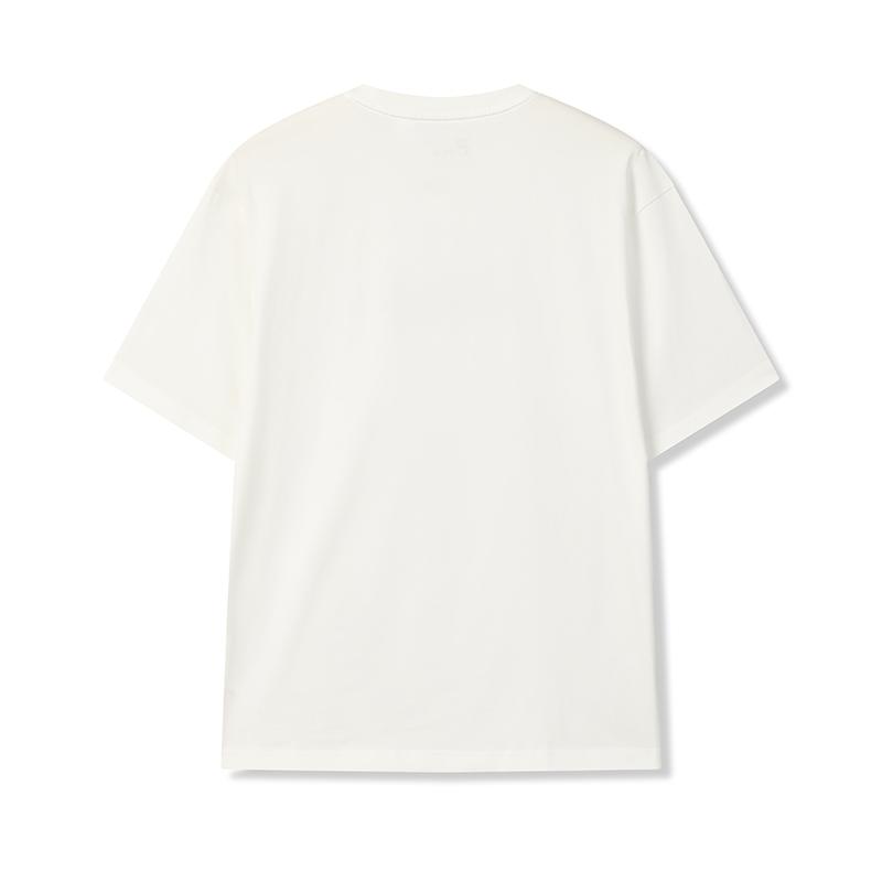 FILA Original Colorful Fashion Simple Classic Retro Large Logo Sports Trendy Casual Versatile Comfortable Loose Short Sleeve T-Shirt F51U619102FTQ