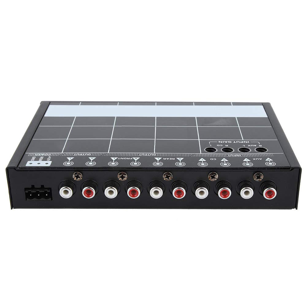 7 Band Graphic Equalizer, 1PCS Eye Anchor Car Audio Stereo EQ Equalizer with 7 Bands) Black)