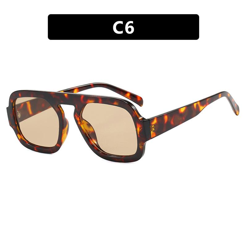 Retro Square Sunglasses Women Fashion Gradient Shades Men Punk Sunglasses Trending Outdoor Casual Sun Glasses Uv400