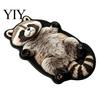 Easy to Clean Bedroom Rug Cozy Cat Shaped Floor Rug, Plush Cartoon Area Mat, Soft Whimsical Pet Themed Cover Crystal Velvet Decorative for Bedside And