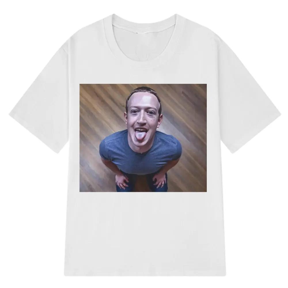 

Funny Brain Rotting Expression Tshirt Mark Zuckerberg Good Joke Tshirt for Women Shortsleeve Tshirt S