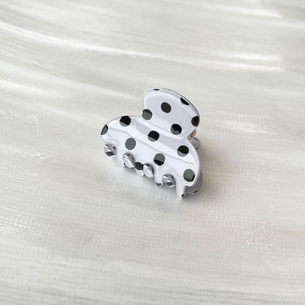 Cute Polka Dot Hair Claw Non-Slip Acrylic Hair Clamps New Mini Hair Clips  For Women