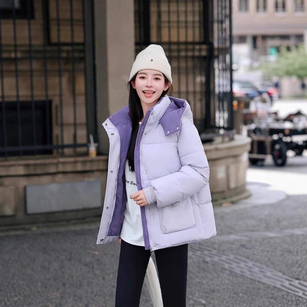 New Winter Down Jacket, Short Korean Style Versatile Hooded Jacket for Women