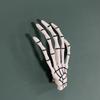 Gothic Skeleton Hand Hair Claw Clip,Skull Bone Barrettes for Women, Horror Cosplay Hair Accessories, Unique Valentine's Day Gift