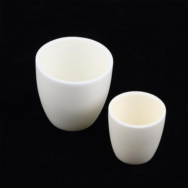 1 ks Vysokoteplotní 1600°C Hliníková kelímek Korundový kelímek 3ml-100ml 99% Hliníkový popelový kelímek Bez víka Pro experiment