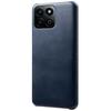 For Honor Play 60 Plus 5G Case Calf Texture PU Leather Hard PC Protective Phone Cover