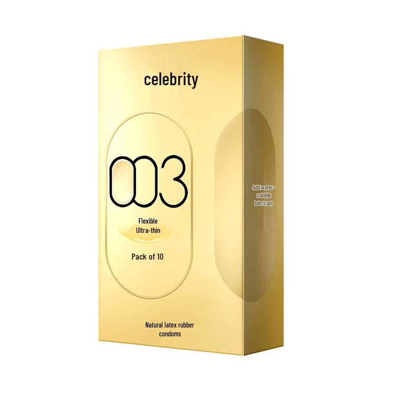 Celebrity Premium Hyaluronic Acid Ultra-Thin Dotted Ribbed Condoms