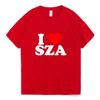 I Love SZA Good Days Graphics Print T-shirt Unisex Women Hip Hop Rapper 90s Vintage Short Sleeve Tees Teen Streetwear Trend T Shirt