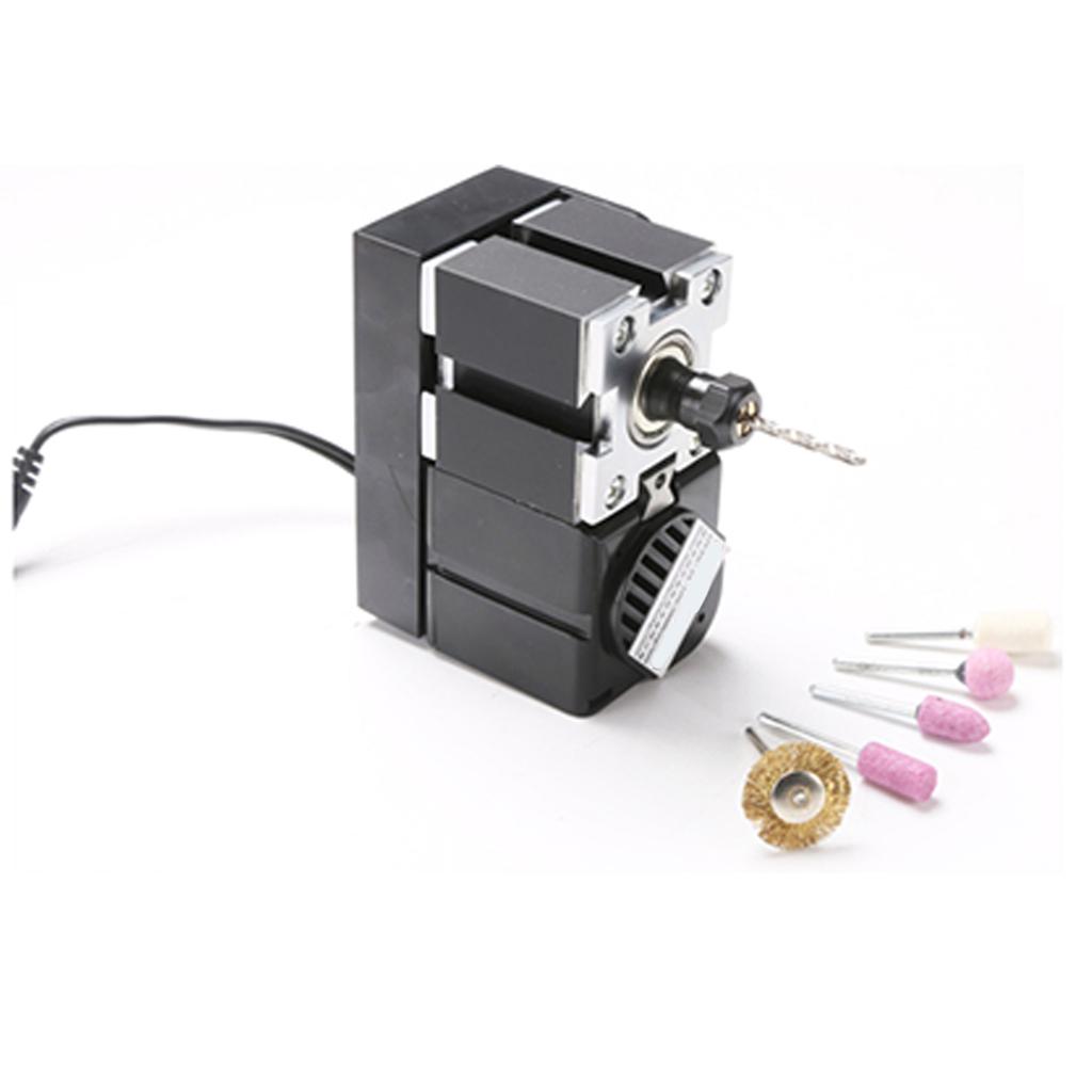 Z8000M 24W 20000 U/min 8 in 1 Mini-Metall-Drehbank Drehbank-Kit Netzkabel