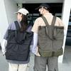 Rucksack für Herren und Damen, Pendler-Handtasche, einfarbig, Schulter-Tragetasche, Rucksack mit großem Fassungsvermögen aus Nylon