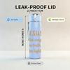 1PC Jesus Way Truth Life Floral 750ml Color Plastic Sports Water Bottle Leakproof Flip Straw Lid Suitable for Sports Office Home Use