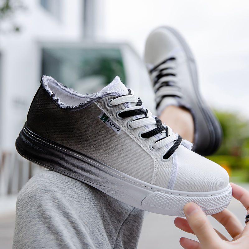 Zapatos Casuales para Hombre Zapatillas de Caña Alta Negro Zapato Masculino Lona Lujo Venta Nuevo en Oferta Calidad de Diseñador Legítimo Moda