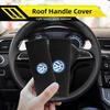 Suede Car Roof Door Pull Handle Protective Cover Soft and Comfortable For Volkswagen VW Scirocco Jetta Beetle Golf Passat PoloSZ1